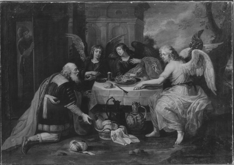 Abramo servito dagli angeli - Bavarian State Painting Collections